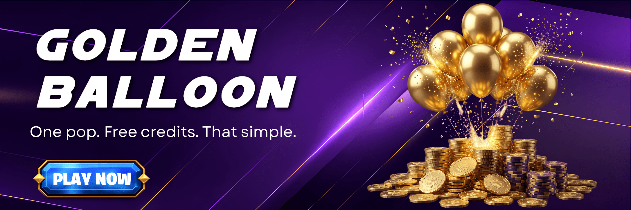 Pop the Balloon to Earn Free Credits Right Now!