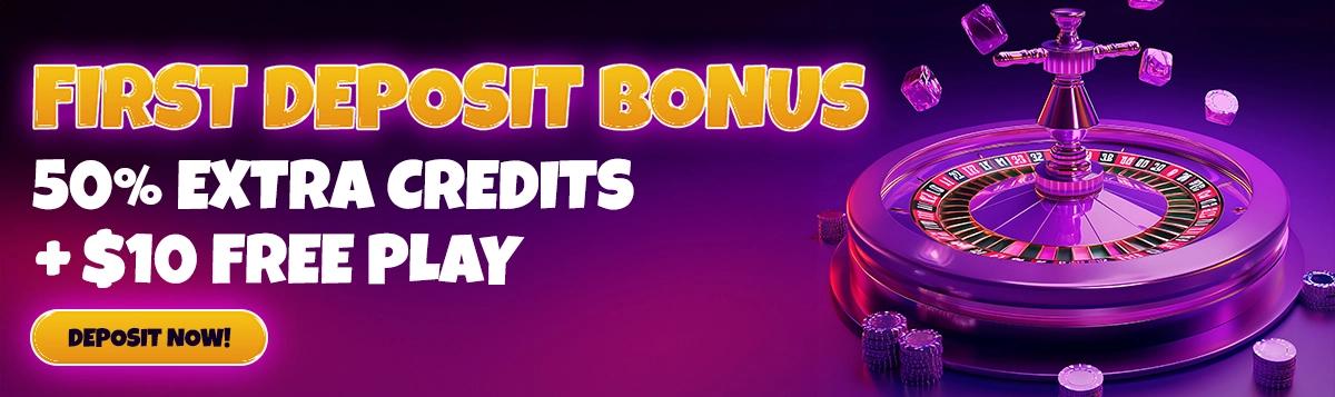 first deposit bonus