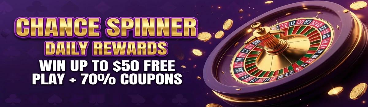 Try BitSpinWin’s Chance Spinner!